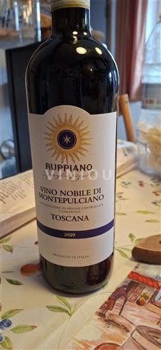 Toscane Vino Nobile di Montepulciano Ruppiano 2020
