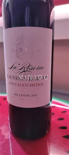 Bordeaux Moulis-en-Médoc Mauvesin Barton La Réserve 2011