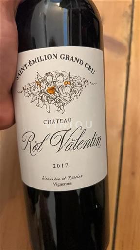Bordeaux Saint-Émilion Grand Cru Grand Cru Rol Valentin 2017