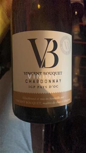 Vin Blanc sec Vincent Bouquet 2023 France Languedoc et Roussillon Pays d'oc