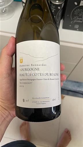 Burgundy Hautes-Côtes de Beaune Domaine Bonnardot En Cheignot 2019