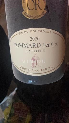 Borgogna Non specificato Premier Cru Coste-Caumartin La Ref%c3%a8ne 2020