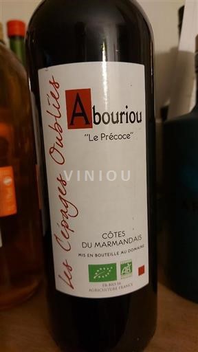 Sydväst Côtes-du-marmandais Domaine Gilbert Bonnet Abouriou "Le Précoce" 2022