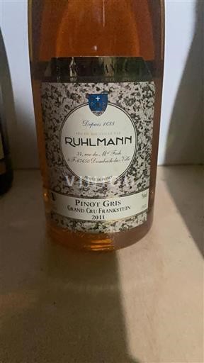 Alsace Unspecified Grand Cru Ruhlmann Pinot Gris Grand Cru Frankstein 2011