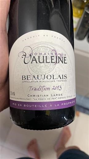Beaujolais Domaine Vauleigne Tradition 2013