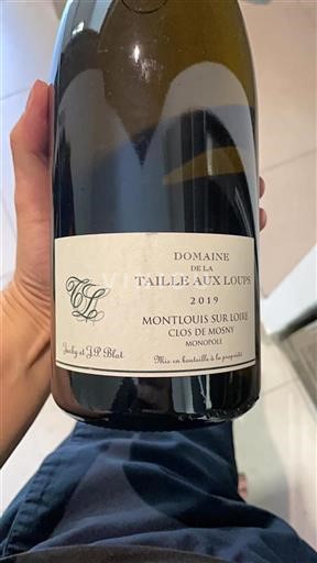 Loire Valley Montlouis-sur-Loire Domaine La Taille aux Loups Clos de Mosny 2019