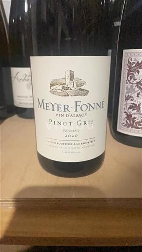Alsazia Pinot grigio Grand Cru Meyer-Fonné R%c3%a9serve 2020