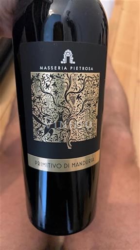 Apulia Wines Primitivo di Manduria Masseria Pietrosa 2020