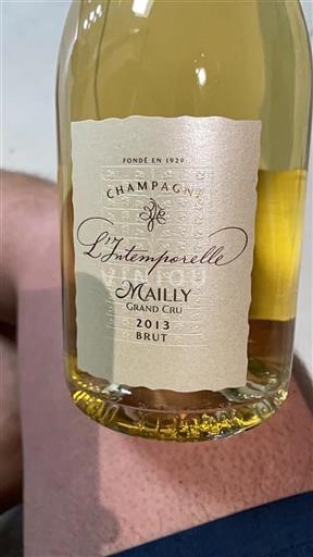 Champagne Grand Cru Mailly L%27Intemporelle 2013