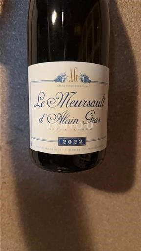 Bourgogne Meursault Alain Gras 2022