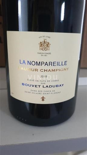 Loire Valley Saumur-Champigny Bouvet Ladubay La Nompareille 2019