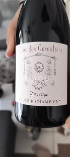Valle della Loira Saumur-Champigny Clos des Cordeliers Prestige 2017