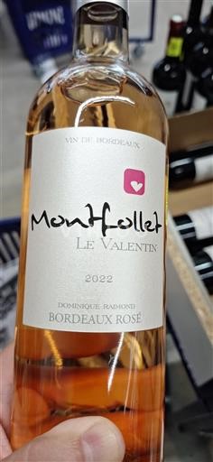 Bordeaux Bordeaux rosato Montfollet Le Valentin 2022