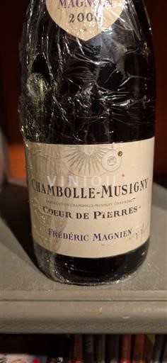 Borgogna Chambolle-Musigny Frédéric Magnien Coeur de Pierres 2008