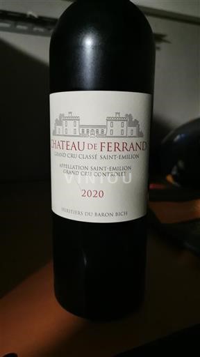 Bordeaux Saint-Émilion Grand Cru Château Ferrand 2020