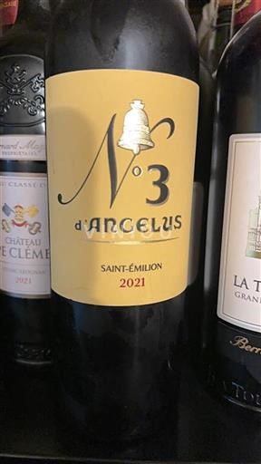 Bordeaux Saint-Émilion Château Angélus N°3 d'Angélus 2021