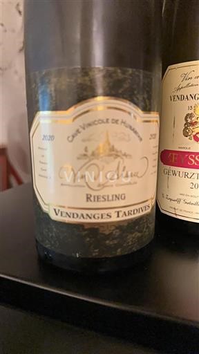 Alsace Vendanges Tardives Cave Vinicole de Hunawihr 2020