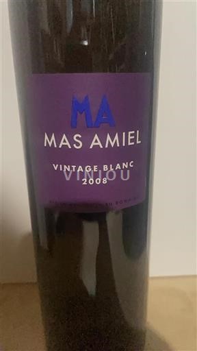 Roussillon Maury Mas Amiel Vintage Blanc 2008