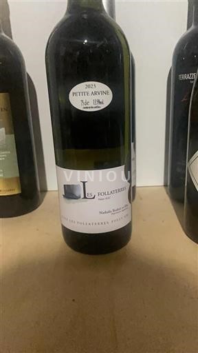 Vin Blanc sec Les Follaterres 2023 Suisse Valais