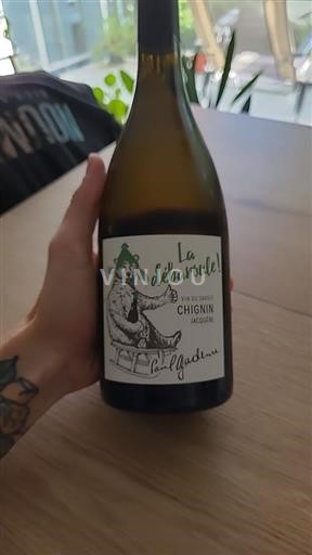 Vin Blanc sec La Débaroule Paul Gadenne 2022 France Savoie et Bugey Chignin AOC