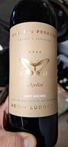 Bordeaux Sainte-Foy-Bordeaux Château Perayne Apollon 2020