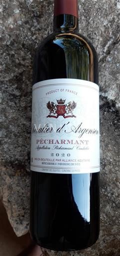 Sydvestfrankrig Pécharmant Chevalier Argenson 2020