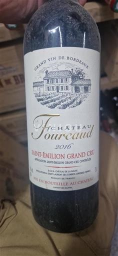 Burdeos Saint-Émilion Gran Cru Grand Cru Château Fourcaud 2016