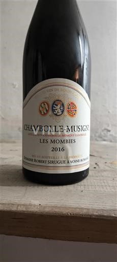 Borgogna Chambolle-Musigny Domaine Robert Sirugue Les Mombies 2016