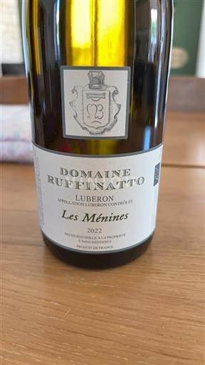 Rhônevallei Luberon Domaine Ruffinatto Les Ménines 2022