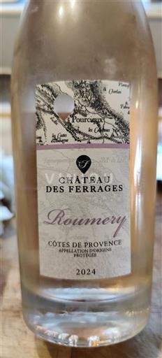 Provence Côtes de Provence Château Des Ferrages Roumery 2024