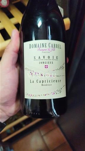 Vin Rouge sec La Capricieuse Domaine Carrel Non millésimé France Savoie et Bugey Jongieux