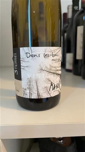 Elzas Pinot grigio Vignoble des 3 Terres Dans les bois 2020