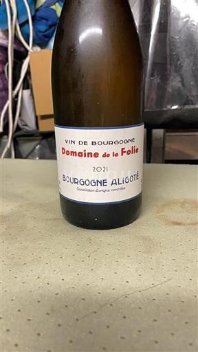 Bourgondië Bourgogne Aligoté Domaine La Folie 2021