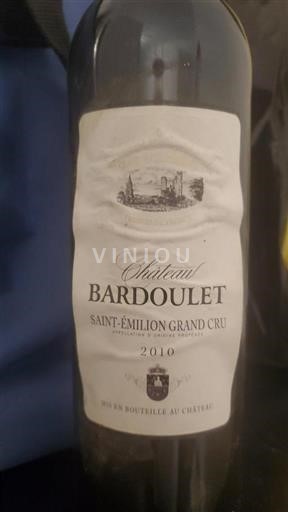 Burdeos Saint-Émilion Grand Cru Château Bardoulet 2010