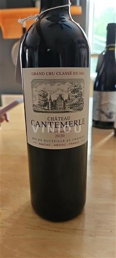 Bordeaux Haut-Médoc Grand Cru Château Cantemerle 2020