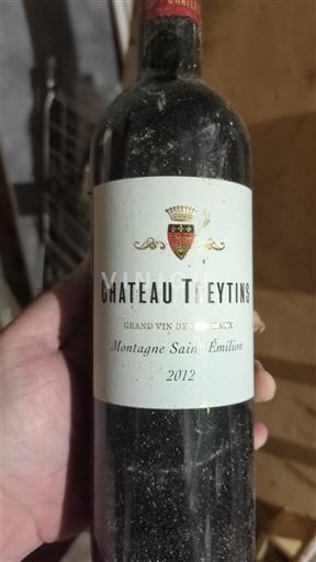 Bordeaux Montagne Saint-Émilion Château Treytins 2012
