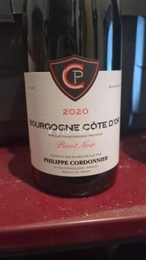 Burgundy Burgundy Côte d'Or Philippe Cordonnier Pinot Noir 2020