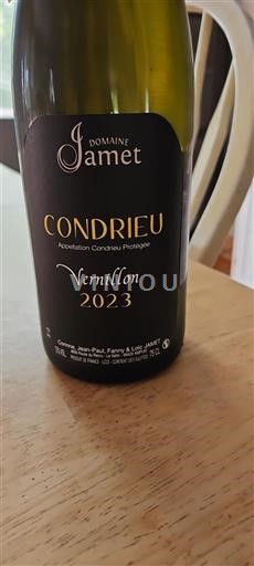 Rhônevallei Condrieu Domaine Jamet Vernillon 2023
