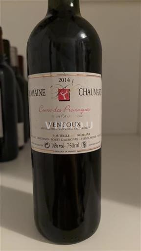 Valle del Rodano Ventoux Domaine Chaumard des Provinques 2014