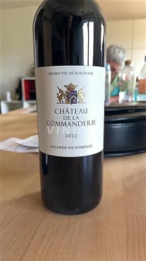 Bordeaux Lalande-de-Pomerol La Commanderie 2022