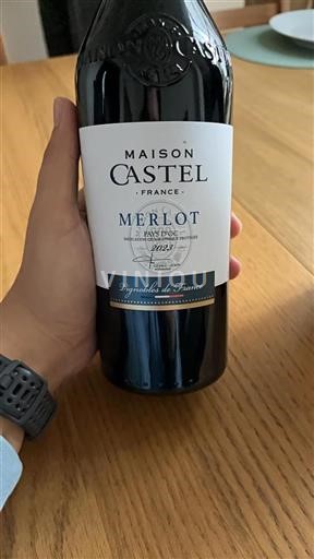 Vin Rouge sec Maison Castel 2023 France Languedoc et Roussillon Pays d'oc