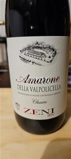 Wines of Veneto Amarone della Valpolicella Zeni 2021
