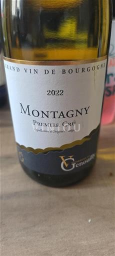 Burgundsko Montagny Premier Cru Vignerons de Genouilly 2022
