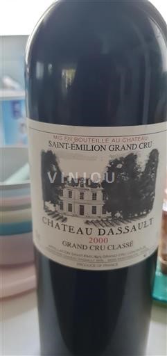 Bordeaux Saint-Émilion Grand Cru Grand Cru Classé Château Dassault 2000