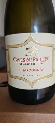 Neuchâtel Neuchâtel DOP Caves du Prieuré de Cormondrèche Chardonnay 2024