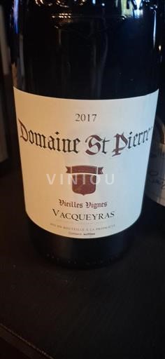 Valle del Rodano Vacqueyras Domaine St Pierre Vieilles Vignes 2017