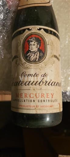Borgoña Mercurey Château Comte de briand 1966