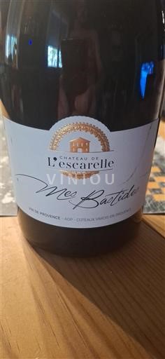 Vin Rouge sec Mes Bastides Château L'Escarelle Non millésimé France Provence Coteaux Varois en Provence