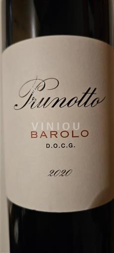 Piedmont Wines Barolo Prunotto 2020
