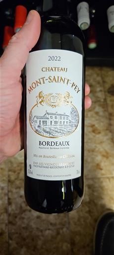Bordeaux Château Mont-Saint-Pey 2022